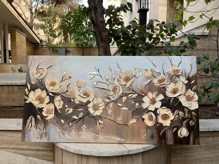 تابلو باغ گل